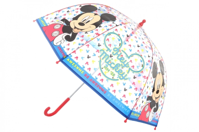 Parasol Mickey przezroczysty ręczny