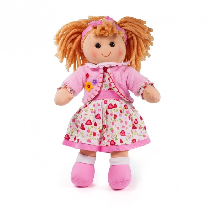 Bigjigs Toys Tkaninowa lalka Kelly 34 cm