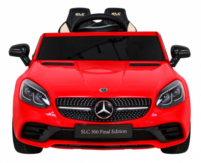 Mercedes Benz SLC300 Dziecięcy samochód na baterie Czerwony + dźwięki MP3 Światła + zdalne sterowanie + wolny start