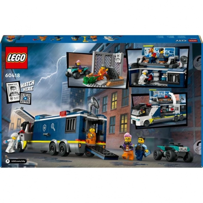 LEGO® City 60418 Mobilne laboratorium kryminalistyczne policji