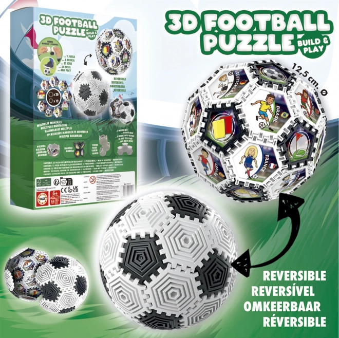 3D puzzle piłka nożna 32 elementy