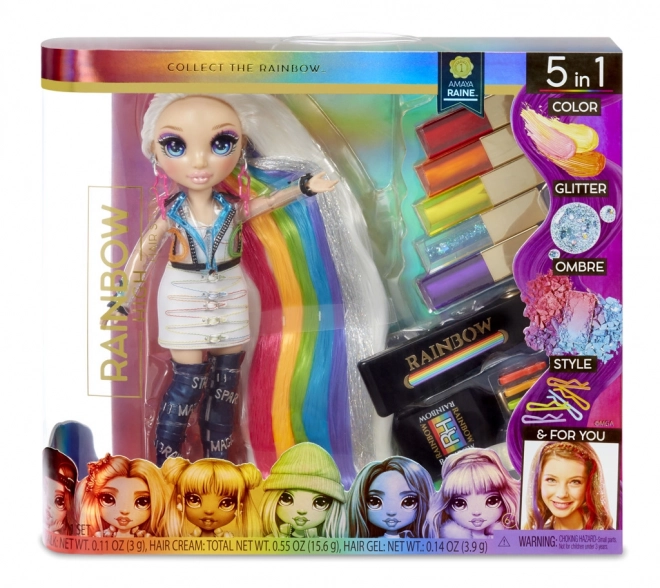 RAINBOW Studio Fryzur - Lalka