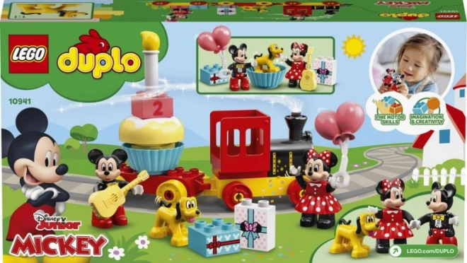 LEGO 10941 DUPLO Urodzinowy pociąg Mickey’ego i Minnie