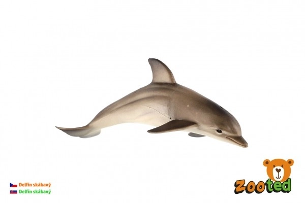 Delfin butlonosy zooted plast 12cm w worku