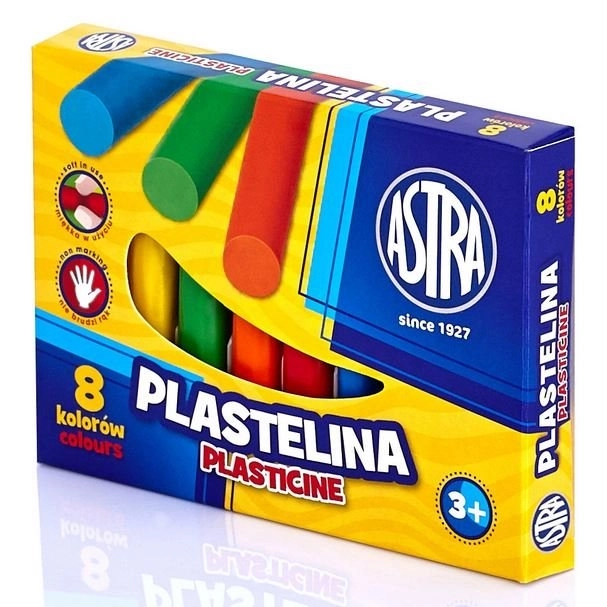 Kreatywna plastelina Astra 8x13g