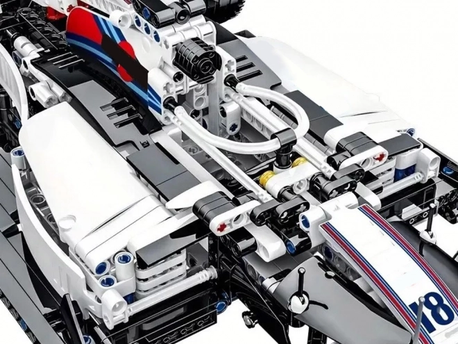 Techniczne klocki Bolid F1 auto wyścigowe
