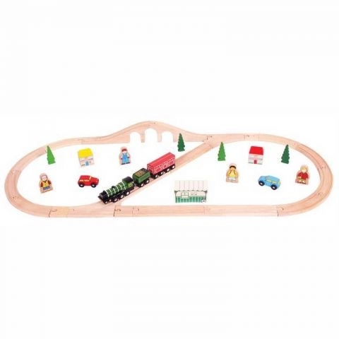 Drewniana kolejka Flying Scotsman
