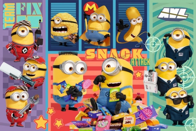 Puzzle 160 elementów Radość Minionków Trefl