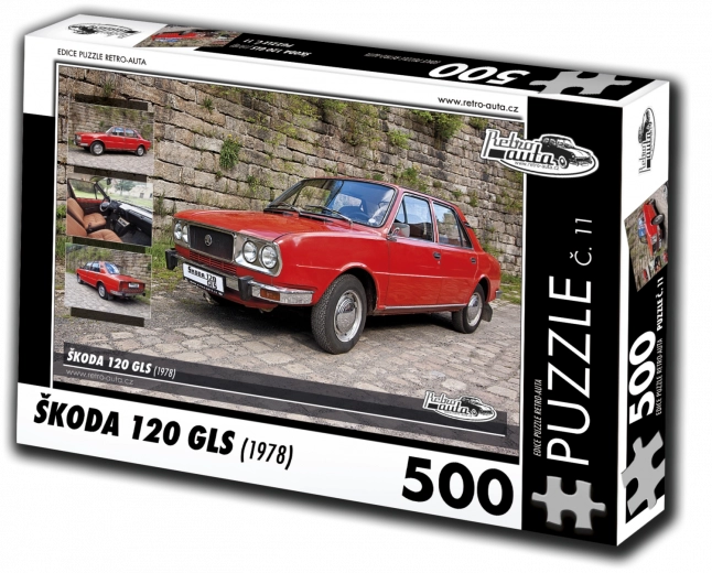 Puzzle RETRO-AUTA Škoda 120 GLS 1978 – 500 elementów