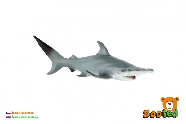 Rekin młot wielki zooted plastik 19cm w woreczku