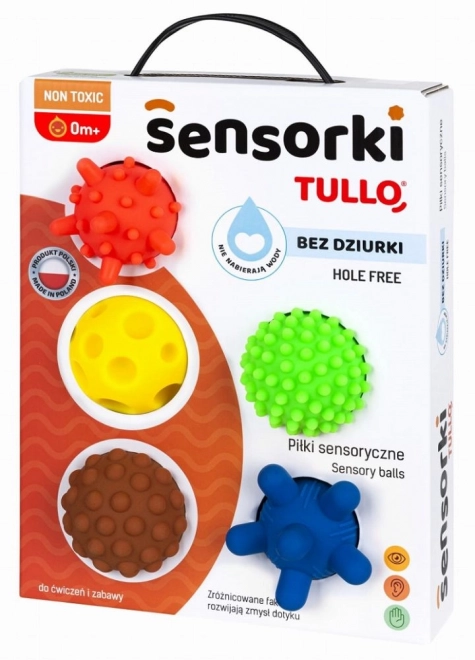 Kreatywne sensoryczne kule Tullo dla dzieci
