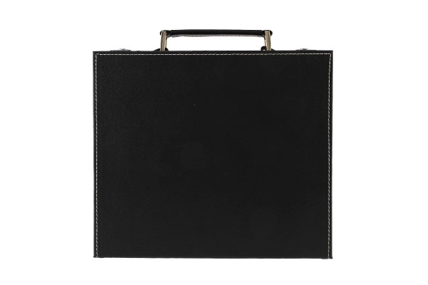 Zestaw pokerowy 100 szt. + karty + kostki w walizce w pudełku 28x25x8cm