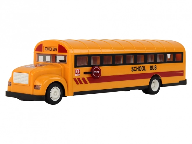 Żółty szkolny autobus na zdalne sterowanie R/C Otwarte drzwi