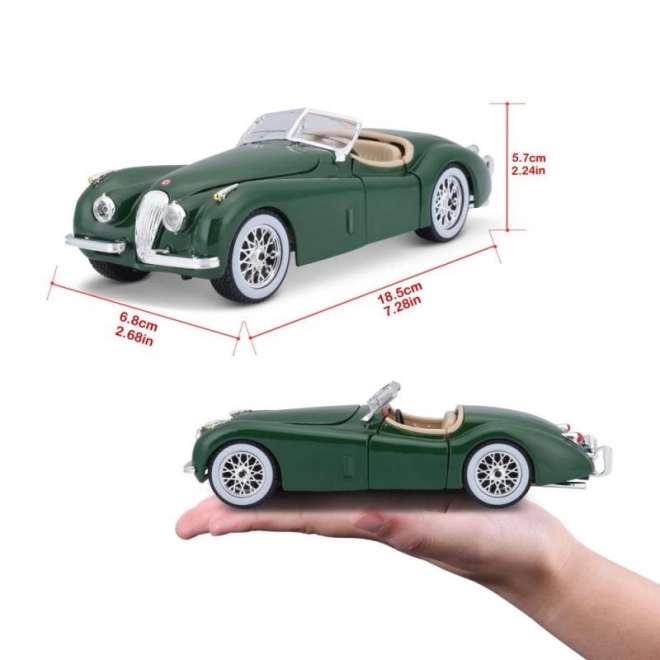 Bburago 1:24 Jaguar XK 120 Roadster (1951) zielony 18-22018
