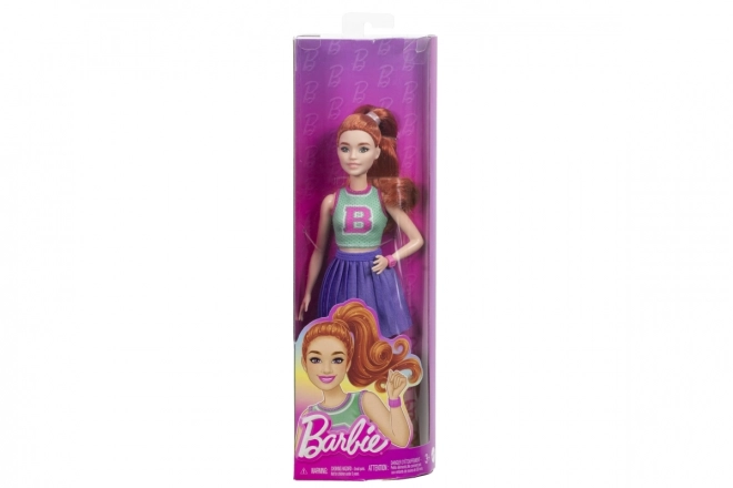 Lalka Barbie Fashionistas w uroczym stroju czirliderki