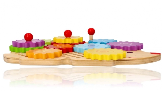 Puzzle Jeżyk z zębatymi kołami