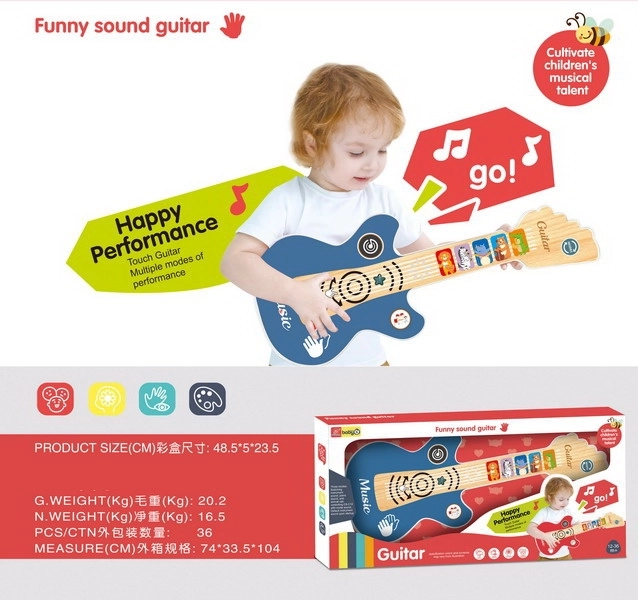 Gitara dla dzieci z funkcją światła