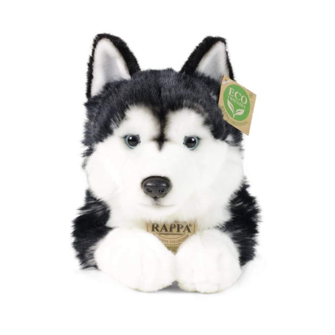 Pluszowy pies husky 36 cm PRZYJAZNY DLA ŚRODOWISKA