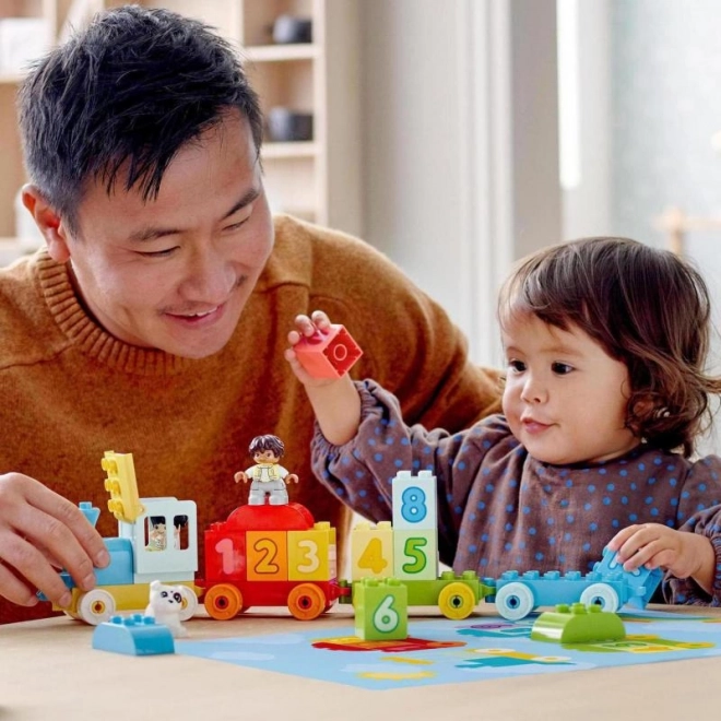 LEGO Duplo 10954 Pociąg z Cyferkami – Uczymy się Liczyć