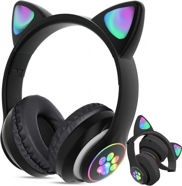 RGB kocie uszy, które świecą stylem