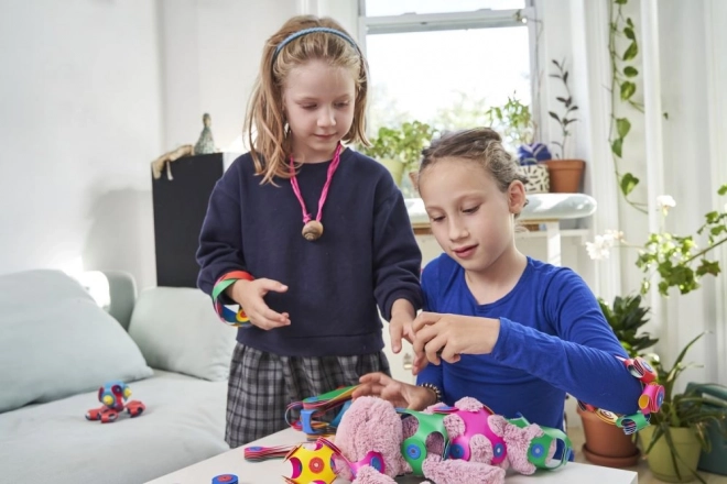Magnetyczne klocki Clixo Super Rainbow, 60 sztuk