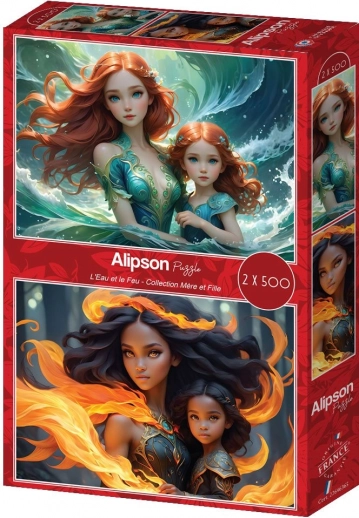ALIPSON Puzzle Matka i Córka: Woda i Ogień 2x500 elementów