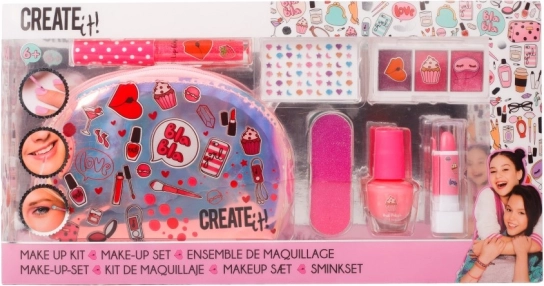 Zestaw do makijażu Create it! z kosmetyczką