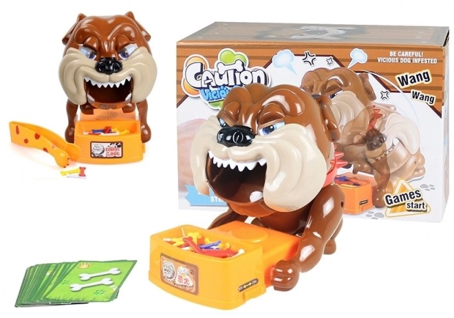 Bulldog Brown Bateria Zła Gra Zręcznościowa Zły Pies