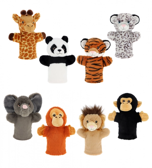 Keel Toys SE3076-2 Keeleco Leopard śnieżny - eko pluszowy pacynka na rękę 27 cm