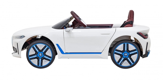Samochód dziecięcy na baterię BMW i4 – Białe