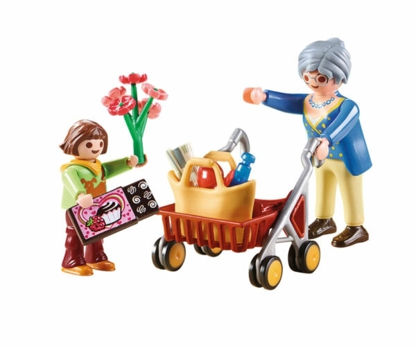 Babcia z chodzikiem Playmobil