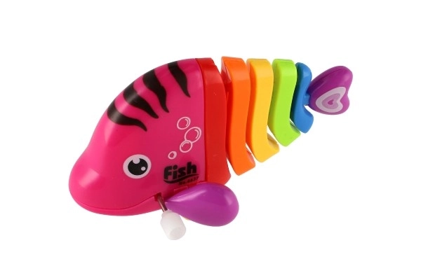 Rybka/Ryba na kluczyk plastikowa 11cm mix kolorów 14szt w pudełku