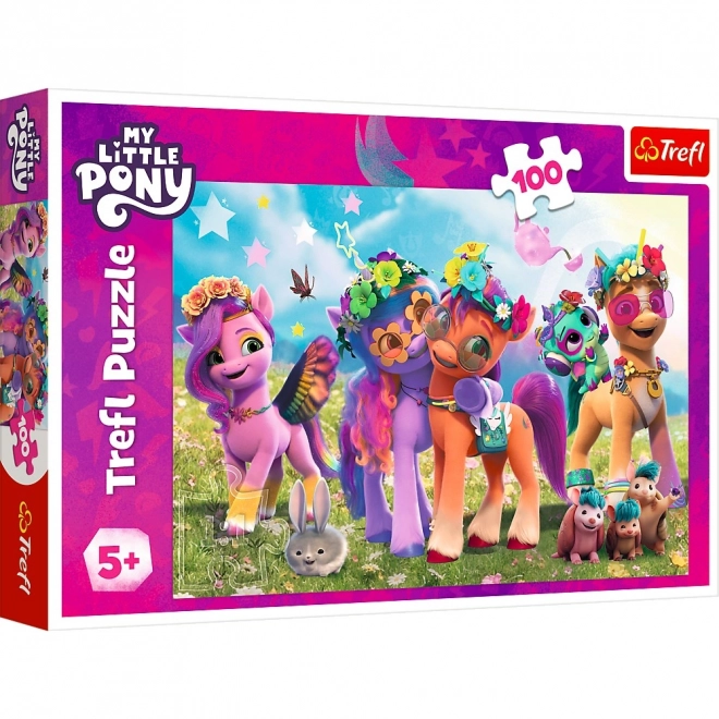Wesołe puzzle My Little Pony 100 elementów