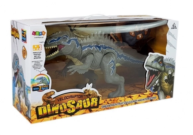 Zdalnie sterowany dinozaur Tyrannosaurus z efektami świetlnymi