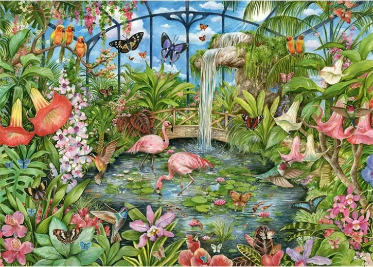 Puzzle FALCON Tropikalna oranżeria 1000 elementów