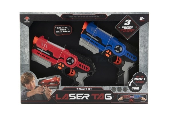 Gra pistolet laserowy dla dwf3ch graczy