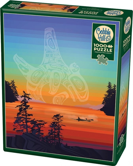 Puzzle COBBLE HILL Kolory wybrzeża Salish 1000 elementów