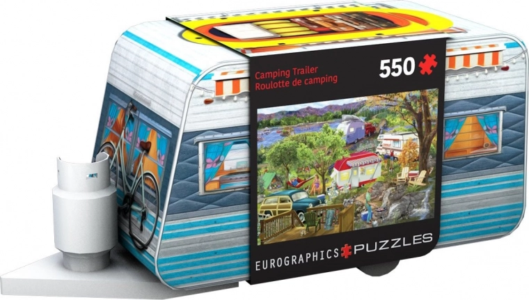 Puzzle w metalowym pudełku Kamper - 550 elementów