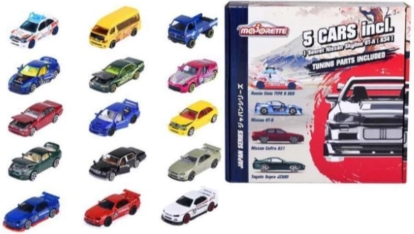 Majorette Bonus Pack Japan series – Zestaw pojazdów