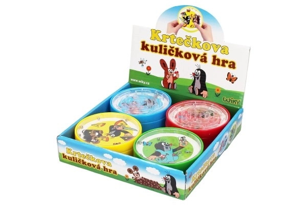 Gra kulkowa krecik mała 9x9x1 cm