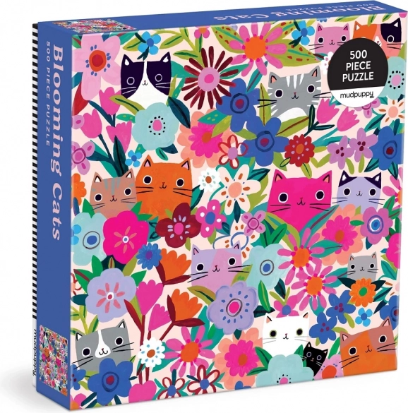 Puzzle Koty w Kwiatach 500 elementów