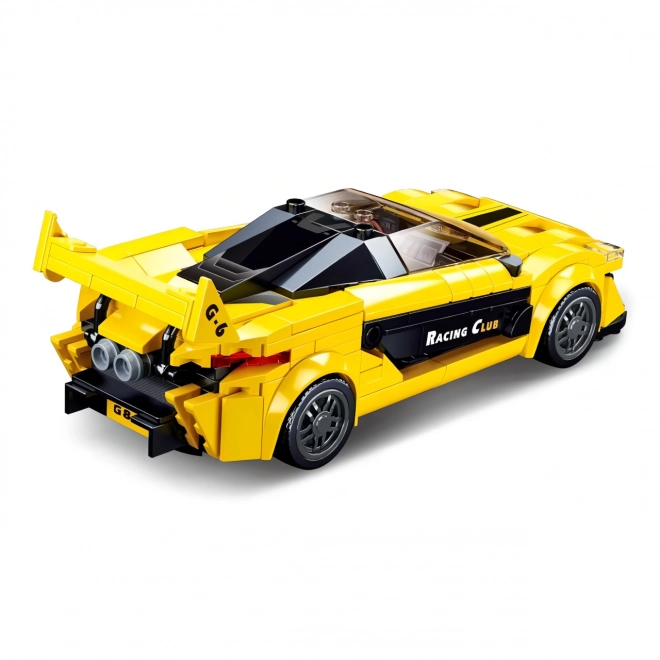 Sluban Model Cegły M38-B0956 Żółty angielski sportowy samochód