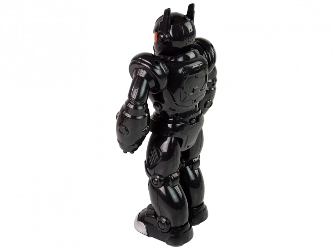 Interaktywny robot chód Dźwięk Światła czarny