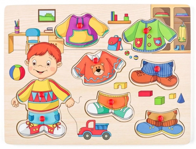 Puzzle do ubierania "Sebastian"