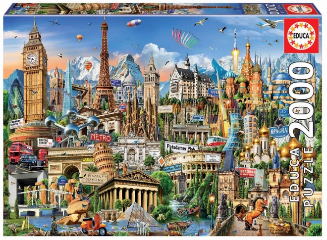 Puzzle 2000 elementów, Europa