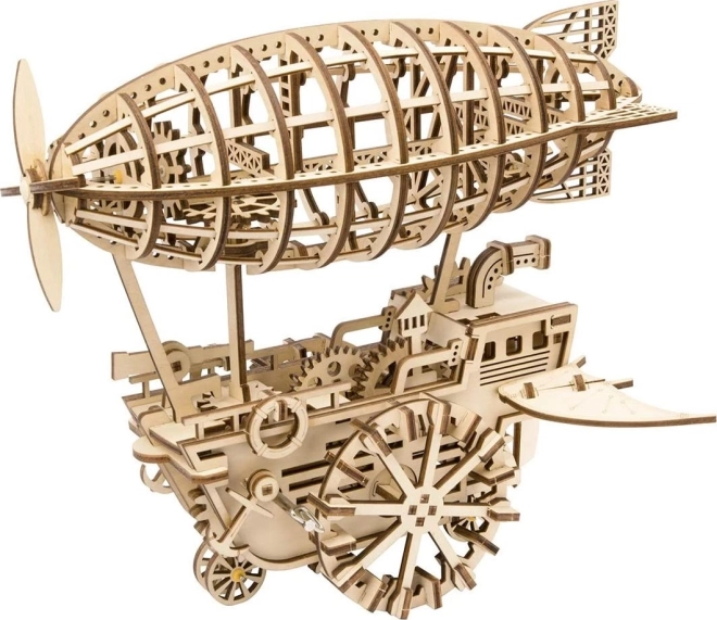 Sterowiec - Drewniane Puzzle 3D