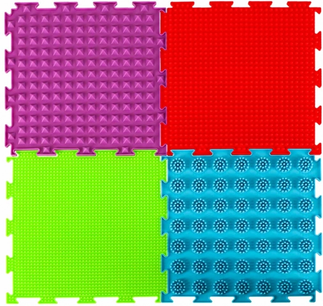 Mata ortopedyczna sensoryczna puzzle do masażu stóp