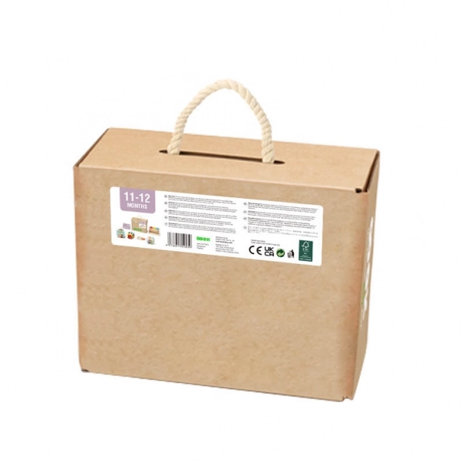 Edukacyjny box montessori XXL 5w1 dla maluszków 11-12 miesięcy