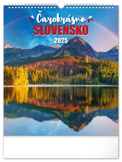 NOTIQUE Kalendarz ścienny Czarowne Słowacja 2025, 30 x 34 cm