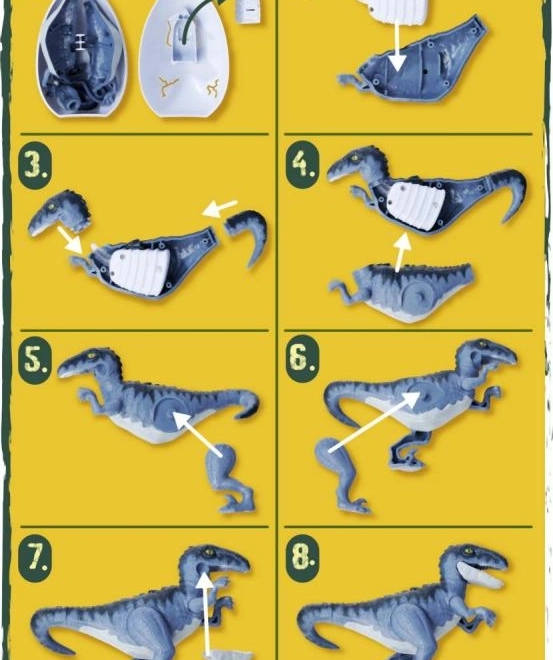 Świecąca figurka dinozaura w jajku